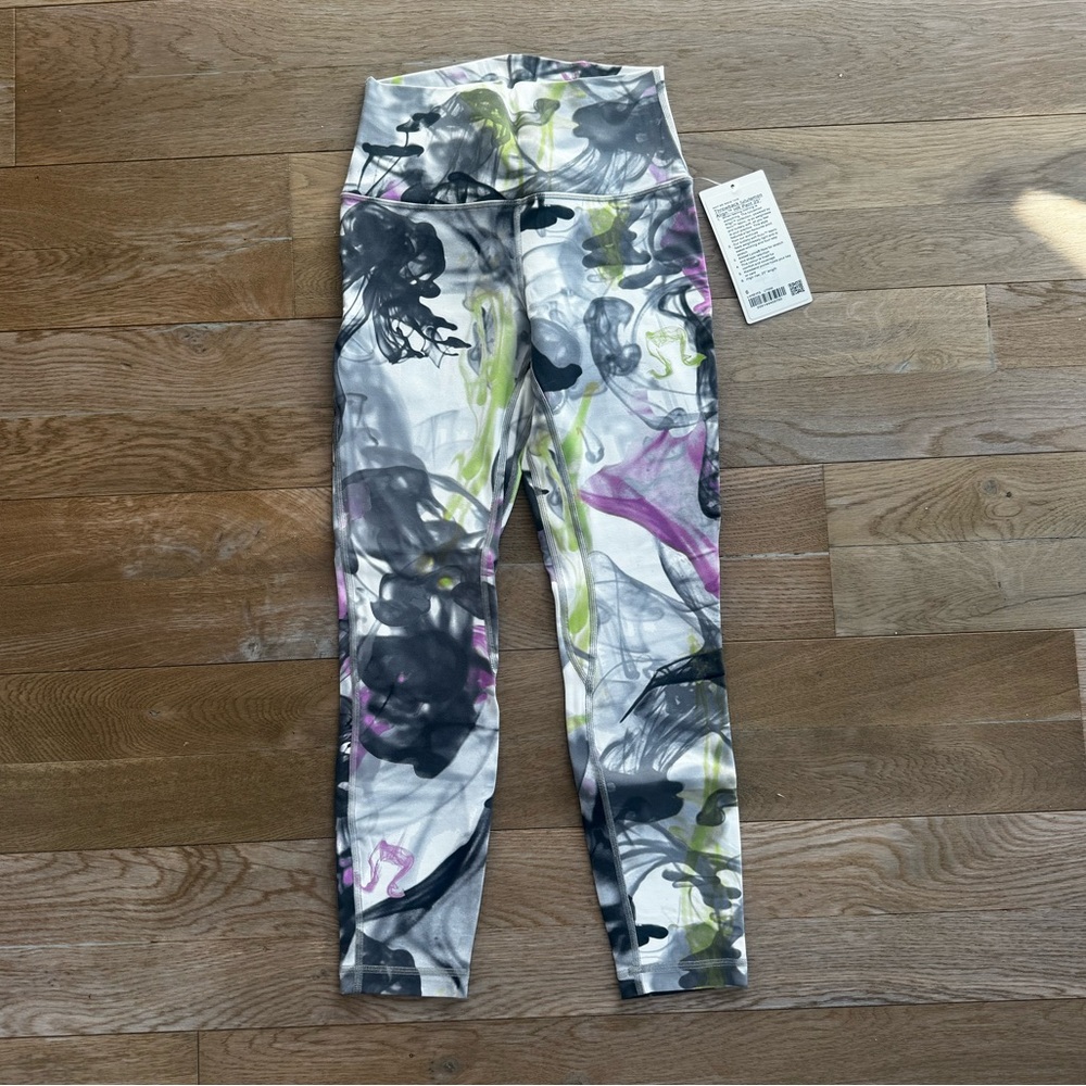 Lululemon throwback unicorn tears align leggings 6